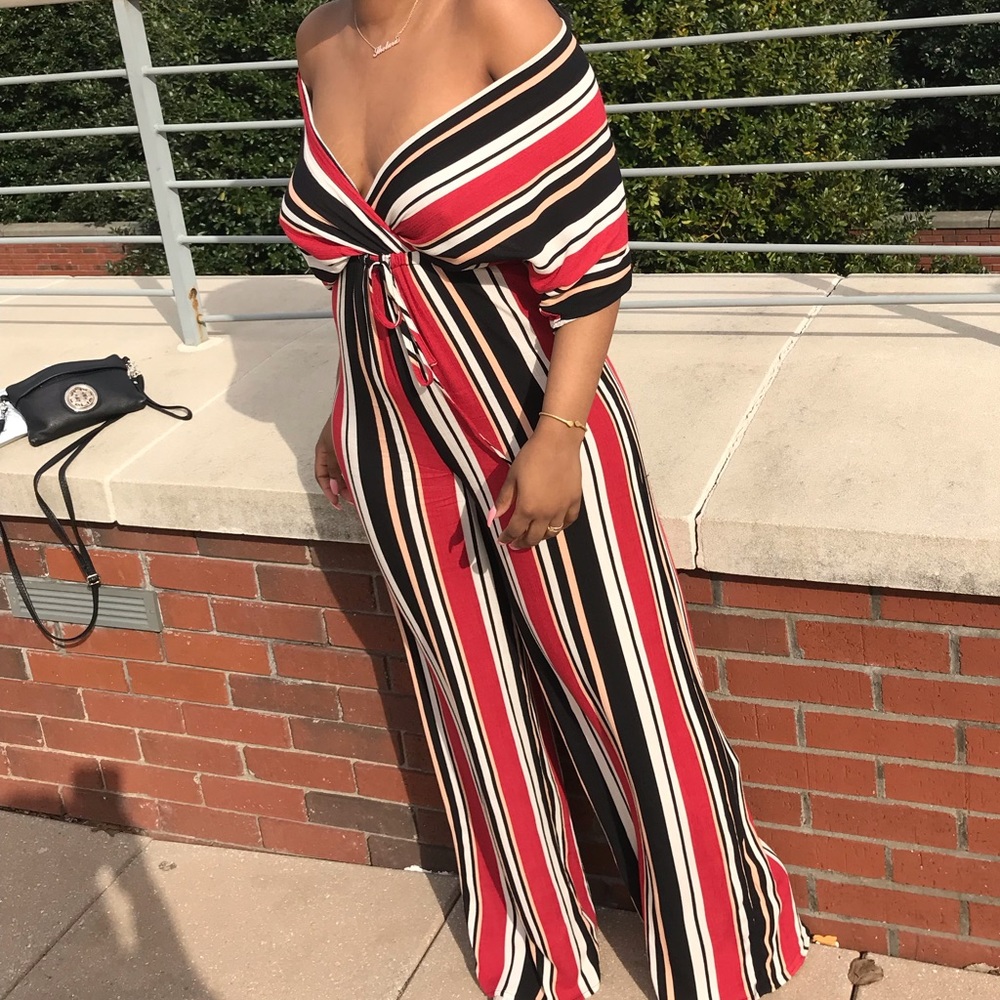 Stripped jumpsuit 🥰